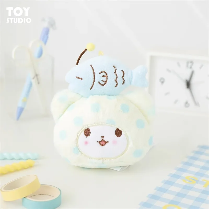 Echte Sanrio Marumofubiyori Bär Cinnamoroll Plüsch Spielzeug Schlüsselbund Kawaii Kleine Anhänger Schlüsselring Kinder Stofftiere Geburtstag Geschenke – Detail 15