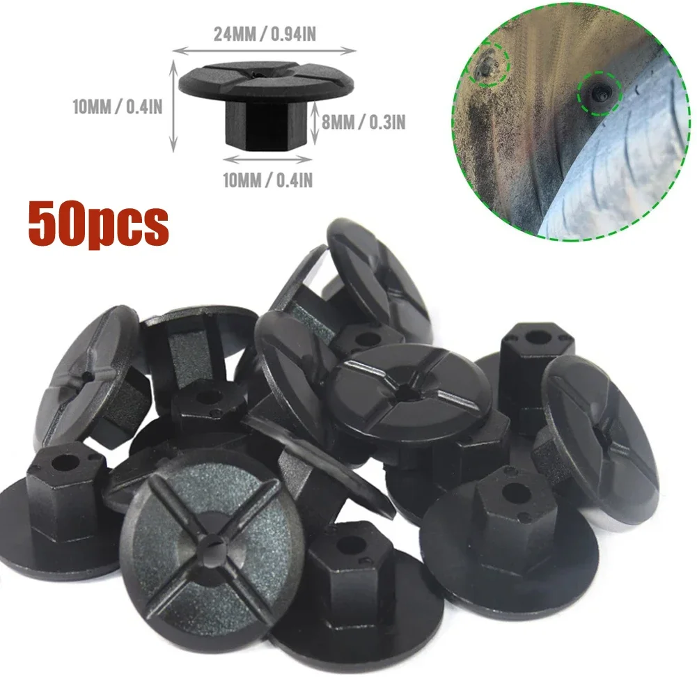 50pc Unthreaded Nut Clips for Mercedes For BMW High Quality Plastic Part Ref A2019900050 2019900050 51711958025