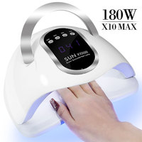 45LED Professional Nail Gel Lamp UV Nail Lamp with 4 Timer Settings Nail Polish Curing Gel LED Dryer Professional Nail Tools