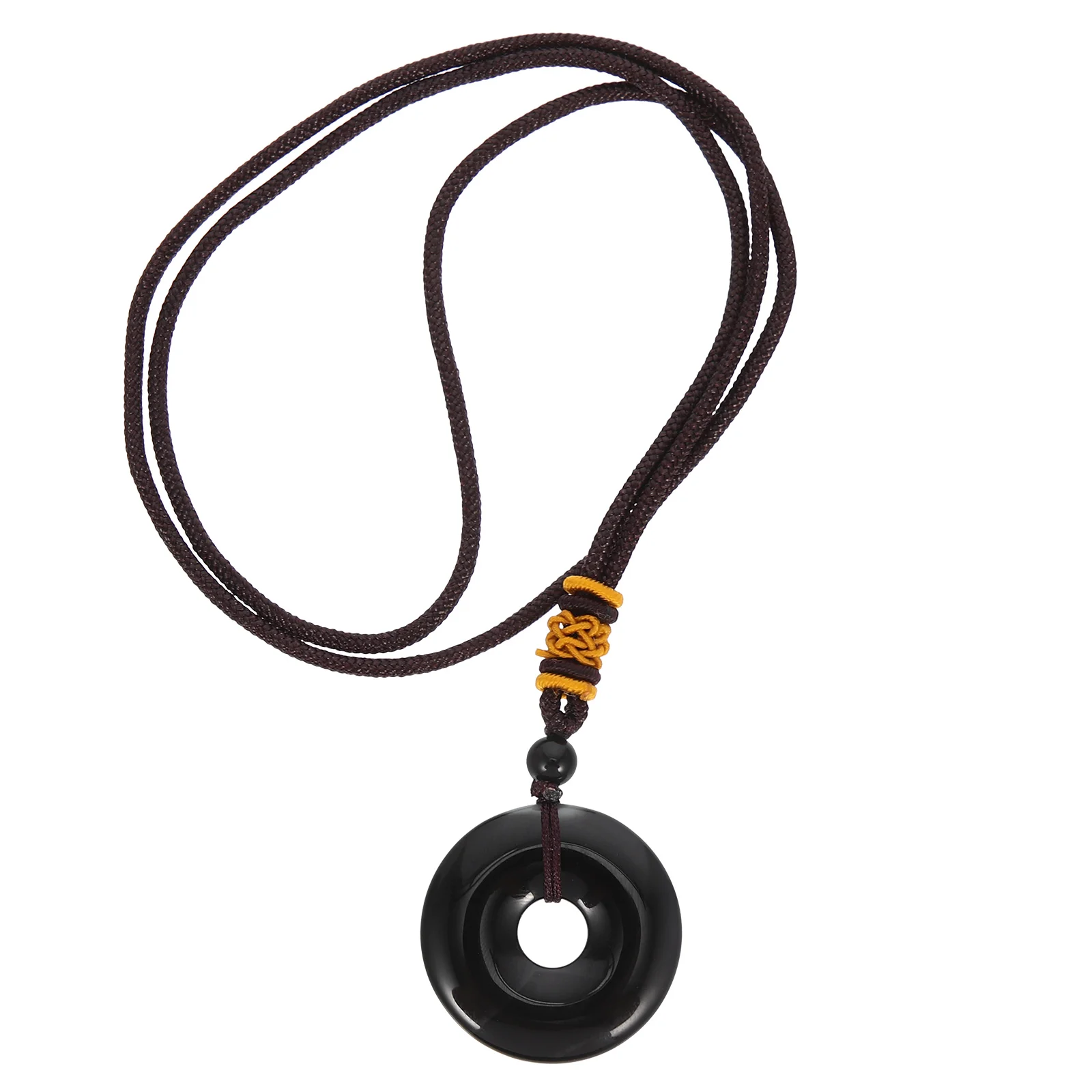 

Retro Peace Buckle Necklace Stone Pendant Pendent Agate for Natural Miss Beads Beaded