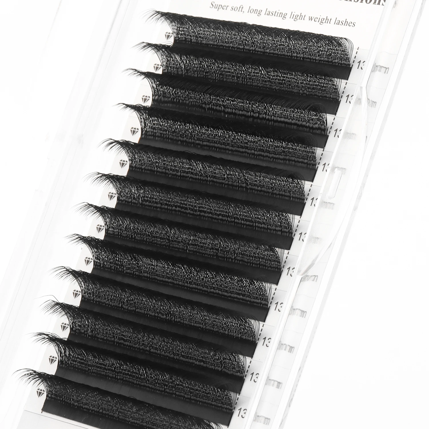 XIUSUZAKI U/W 3D W Extension de cils en forme de U 3DW préfabriqué Volume ventilateurs Extensions de cils faux cils individuels outils de maquillage