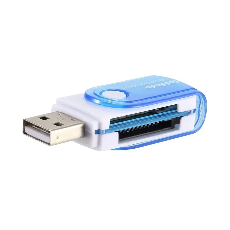 4 في واحد متعدد الوظائف دوران كبير TF محول صغير خارجي USB2.0 قارئ بطاقات عالي السرعة