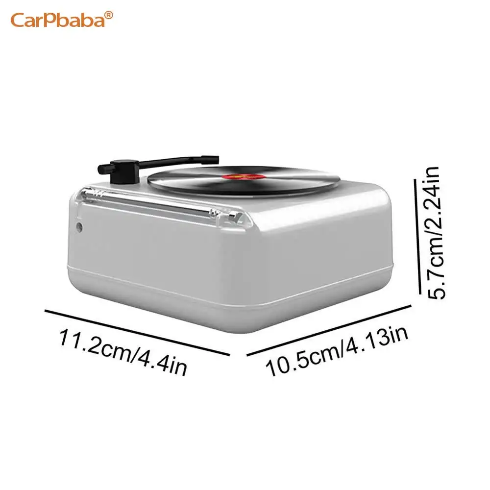 Carpbaba H3 Portable Retro Speaker Clear Stereo Sound Speaker AUX Audio Cable Player For Home Kitchen Work Travelling Dropship