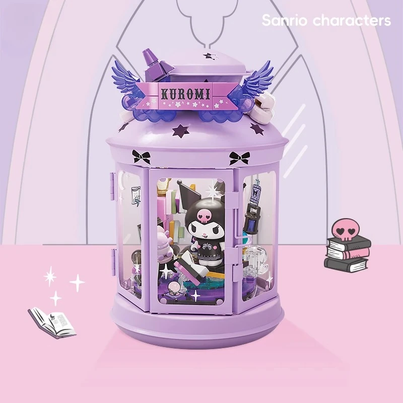Kuromi Pochacco Night Light Building Blocks Puzzle