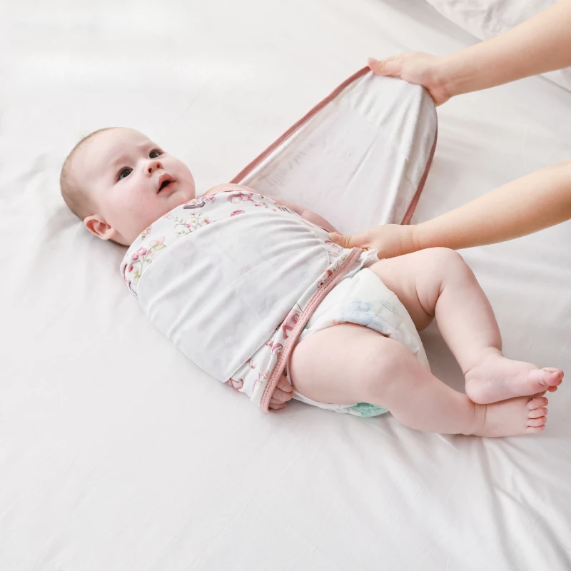

Cotton Baby Swaddle Blanket Anti-shock Sleeping Bag Summer Thin Quilt for Newborn Baby Sleeping Bag Swaddling Wrap Bedding Items