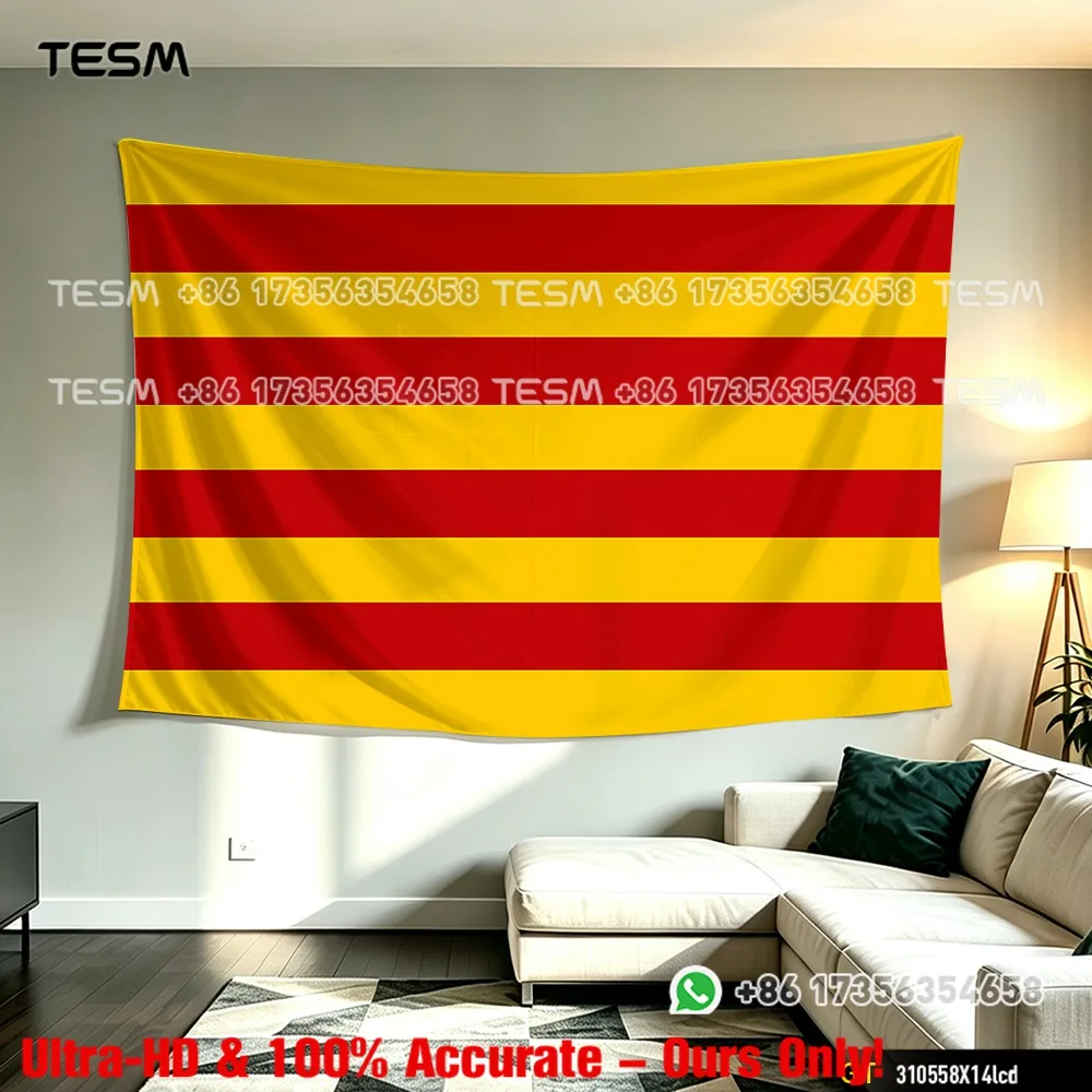 TESM 3D Print Flag Club Banner Sports Stadium Match Cheer Support Banner Birthday Grad Festival Event Decor Shop Promotion