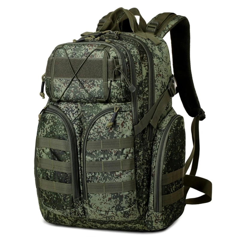 Nesitu Green Black Khaki Camouflage Camping Women Men Backpack Military Tactical Rucksack Duffel Hiking Climbing Travel Bag M089