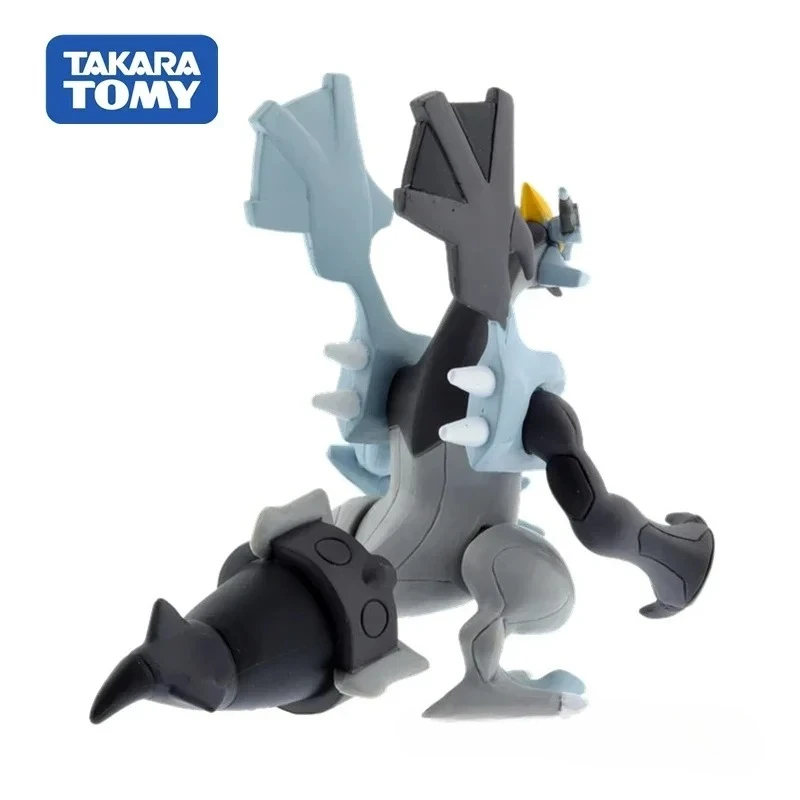 En stock, Takara Tomy Tomica Pokemon Pocket Monster Collection MonColle ML-11 Black Kyurem, figura de anime, juguete, adorno de escritorio, regalo