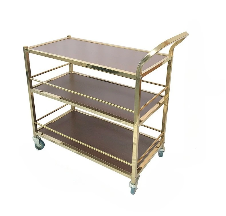 

Stainless steel, kitchen delivery cart, liquor store trolley