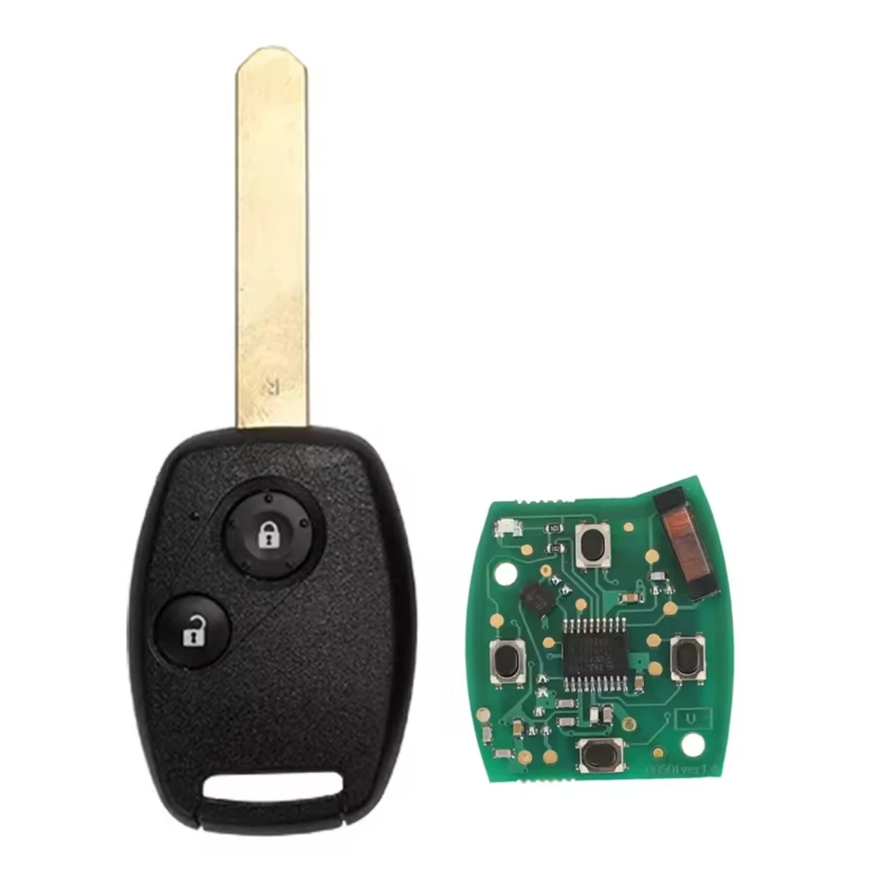 Sunshine 2/3/4BTN 313.8 Mhz KR55WK49308 Remote Key For Honda Accord Sedan Pilot Civic CRV 2008-2012 Uncut Car Key Fob ID46 Chip