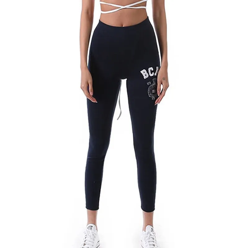 

South Korea badblood bcac women's sports cycling high-waisted casual trousers summer new sweatpants Slim