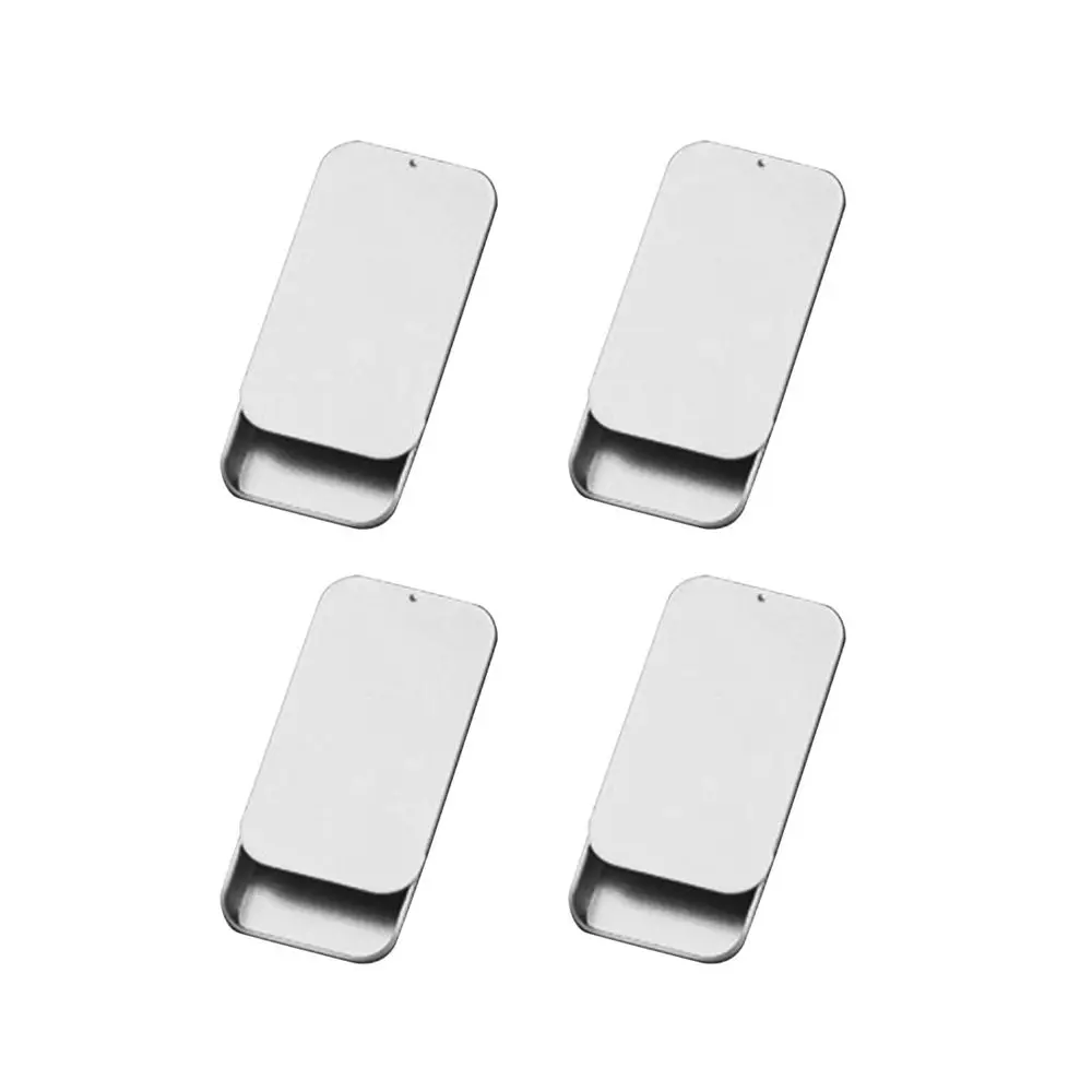Mini Tin Plate Storage Box Multi Size Push-pull Small Objects Finishing Box Rust proof Dust-proof Iron Box Home