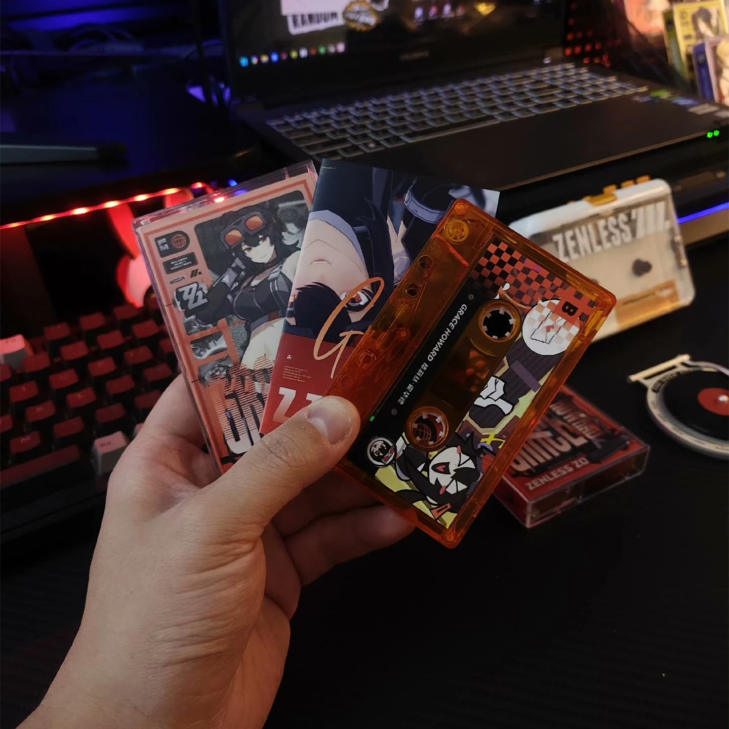 Game Zenless Zone Zero Grace Howard Music Tape Haruka Shiraishi OST Album Cassettes Cosplay Walkman Recorder Car Soundtracks Box