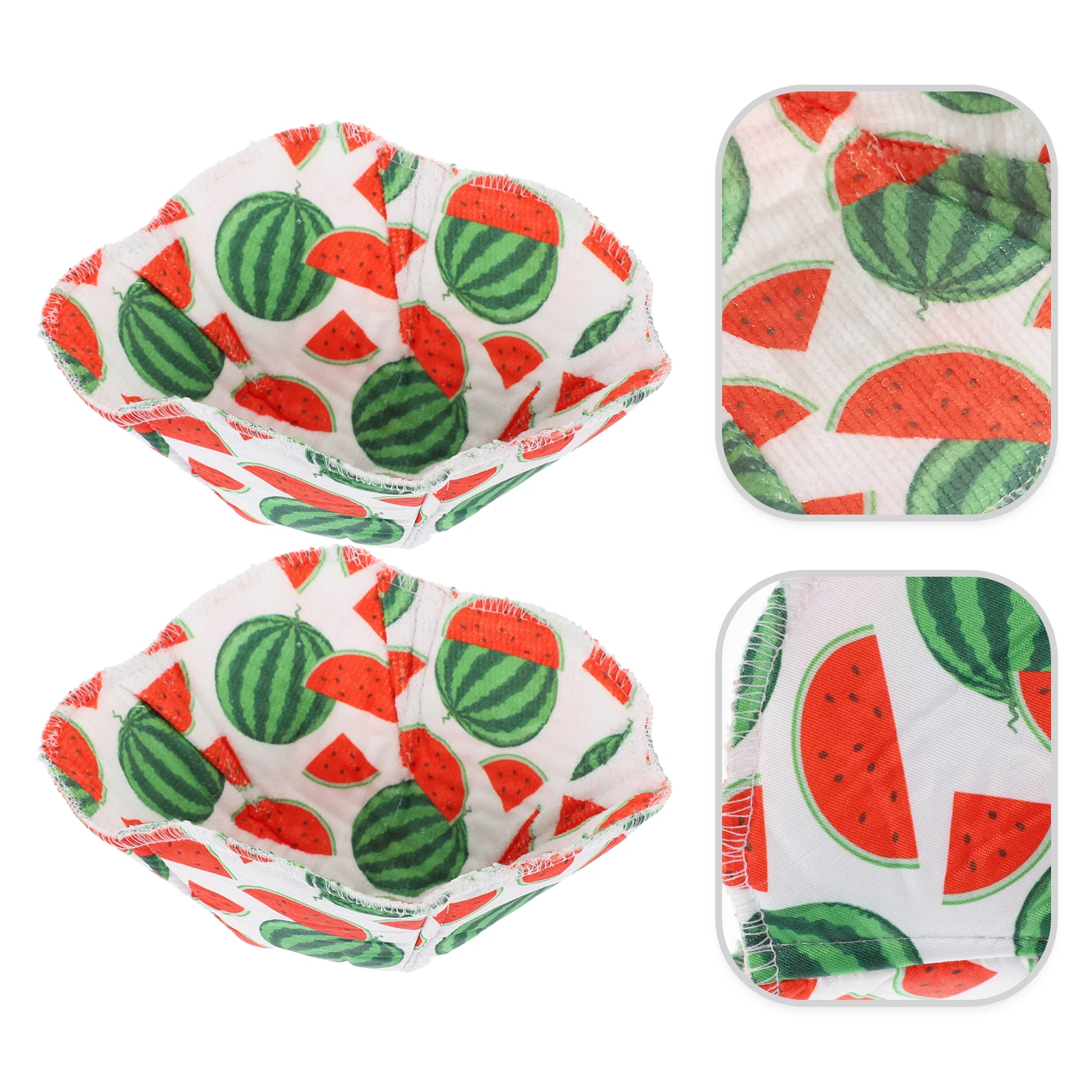 

4pcs Microwave Covers Anti-Slip Heat Resistant Protectors Insulation Mats Hot Bowl Holders Reusable Fruit Design