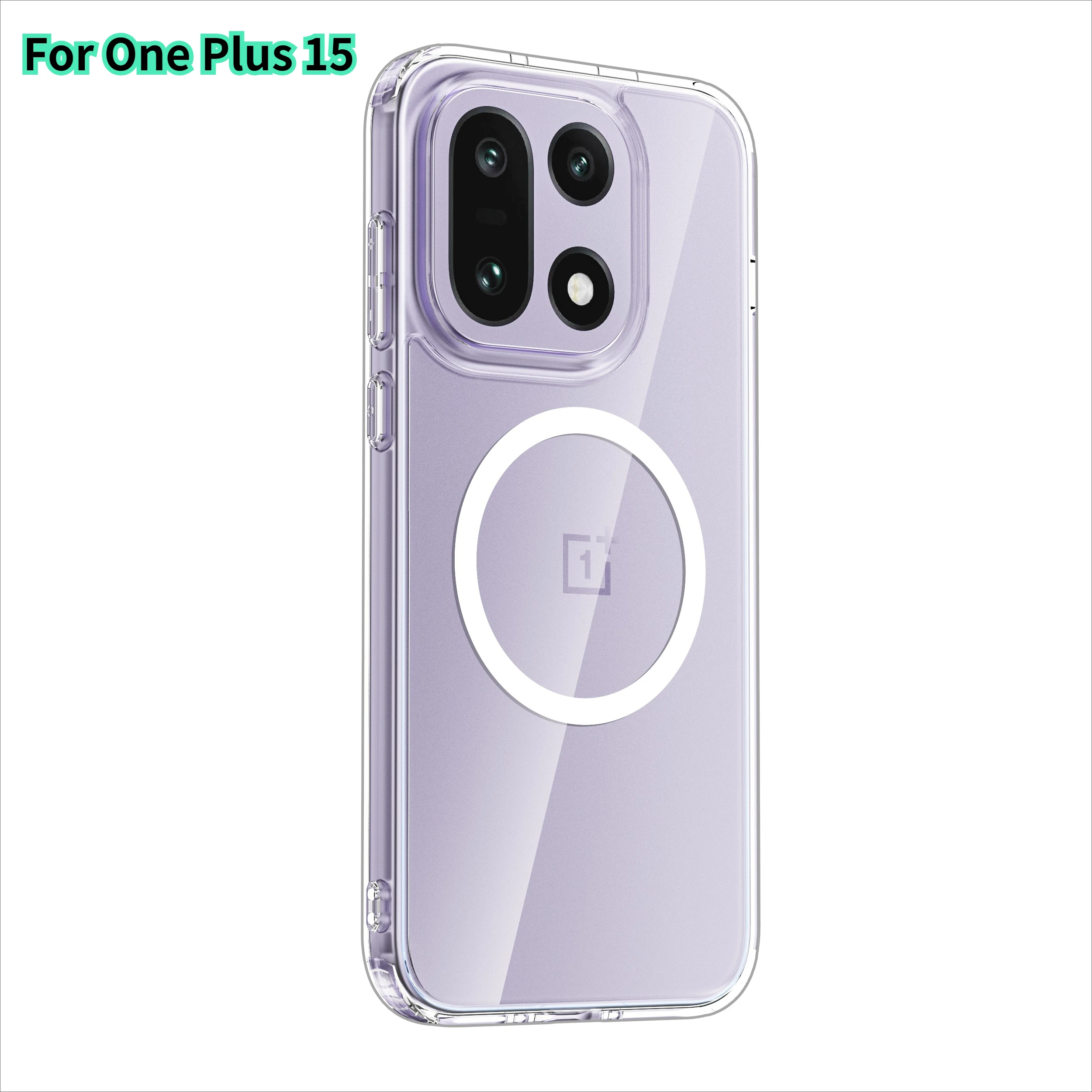 

Чехол для OnePlus 15, магнитный полупрозрачный матовый жесткий противоударный полупрозрачный чехол из ПК для One Plus 15