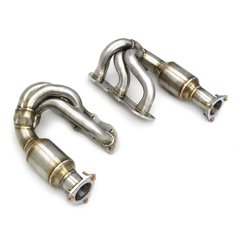 Head Section High flow Pipes Exhaust Pipes branch downpipe Exhaust Pipe with catalyst for Porsche 911 991.2 2011-2019