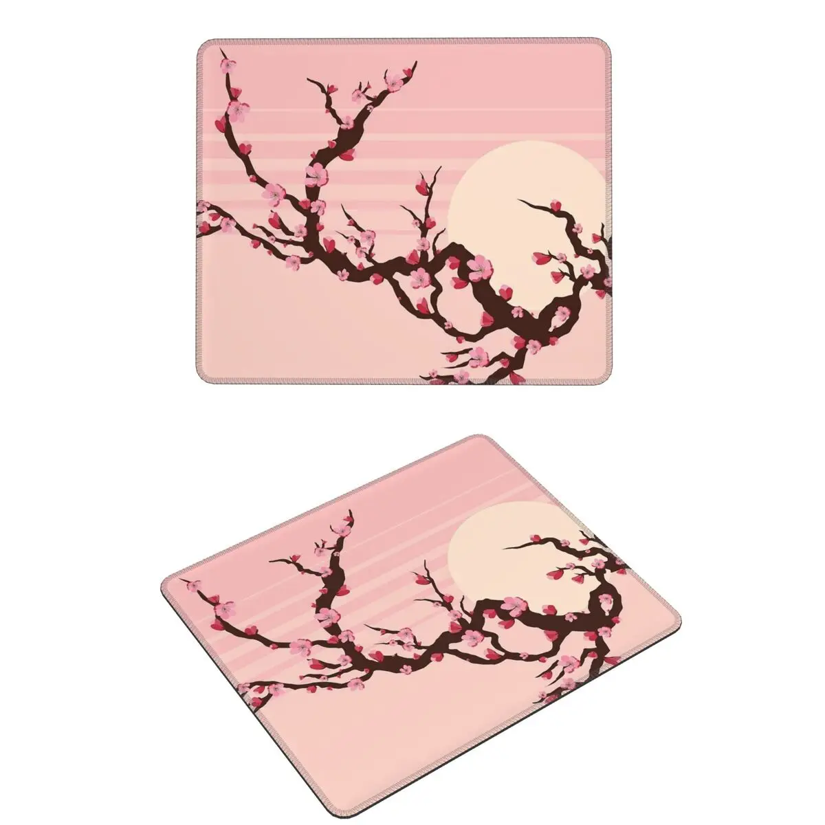 

Japanese Cherry Blossom Pattern Mouse Pad Computer Keyboard Mouse Mat Gamer PC Desk Mat Office Accessories Table Mats