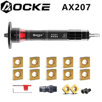 AX207 Mini Pneumatic Chamfering Machine 30000RPM Handheld Air Beveling Machine Trimming Machine 45° Chamfering Machine Air Tools
