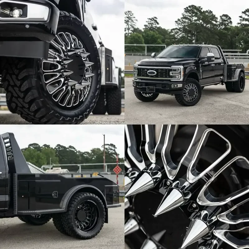 

i LSGZL DUALLY WHEEL 20/22/24/26/28/30*8.25J POLISHED WHEEL for Pickup and Heavy
