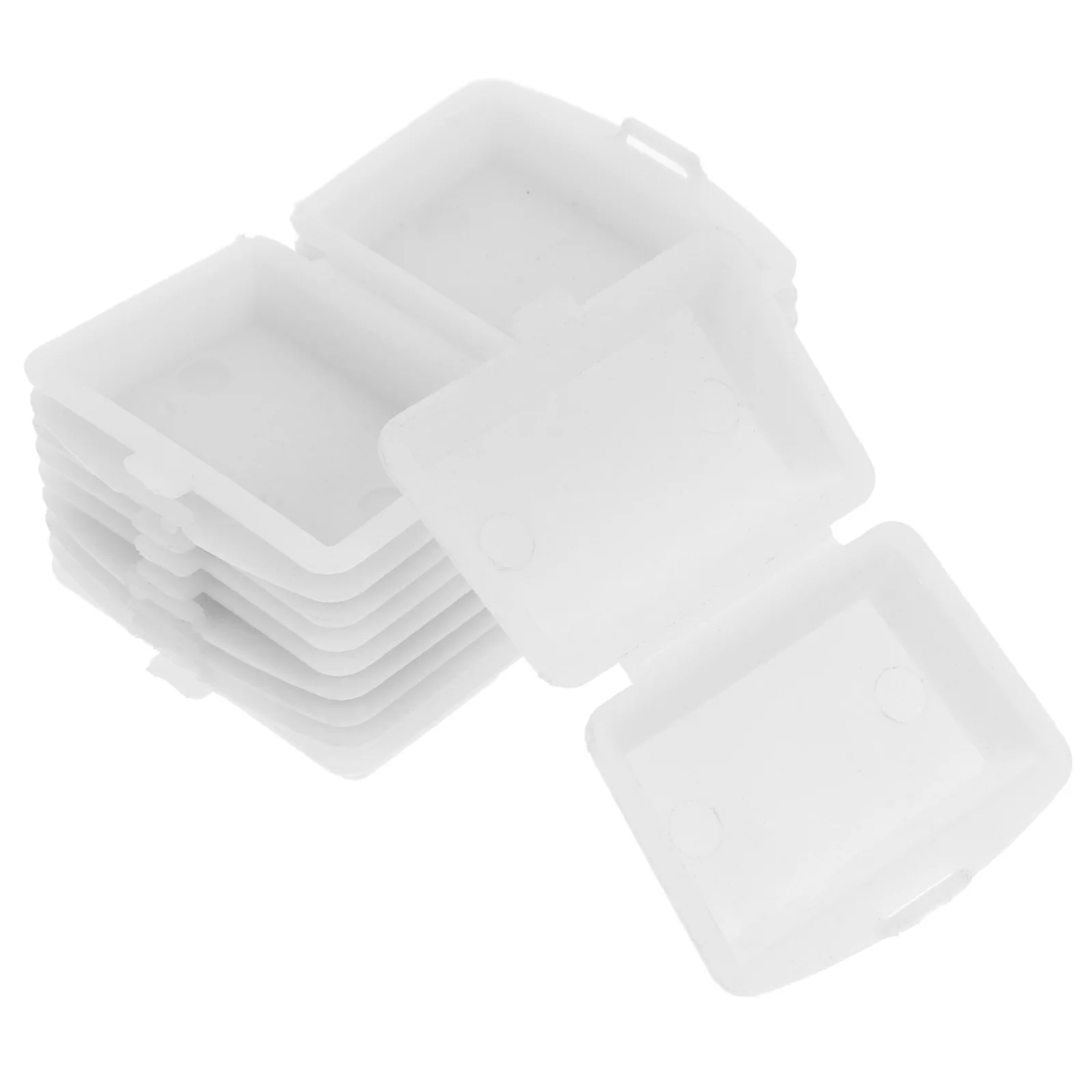 

10 Pcs Dollhouse Takeaway Mini Lunch Box Boxes Simulation Toy Container Plastic Case