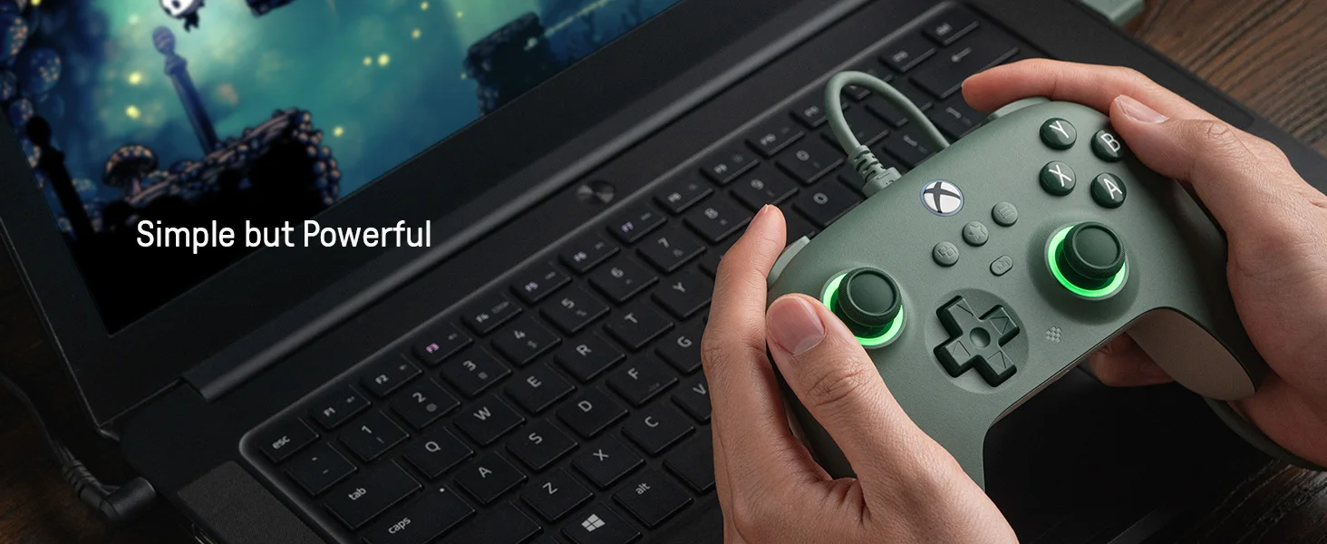 8BitDo Ultimate C Kabelgebundener Controller mit Hall-Effekt-Joysticks USB-Gamepad für Xbox Series X/S, Xbox One Windows PC Controller – Detail 5