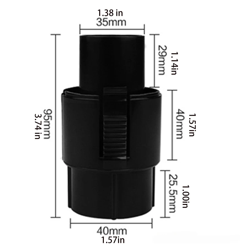 Vacuum Cleaner Attachment Adapter Compatible with Various Models, Vacuum Hose Adapter Hose Connector 35mm To 40mm Drop Shipping