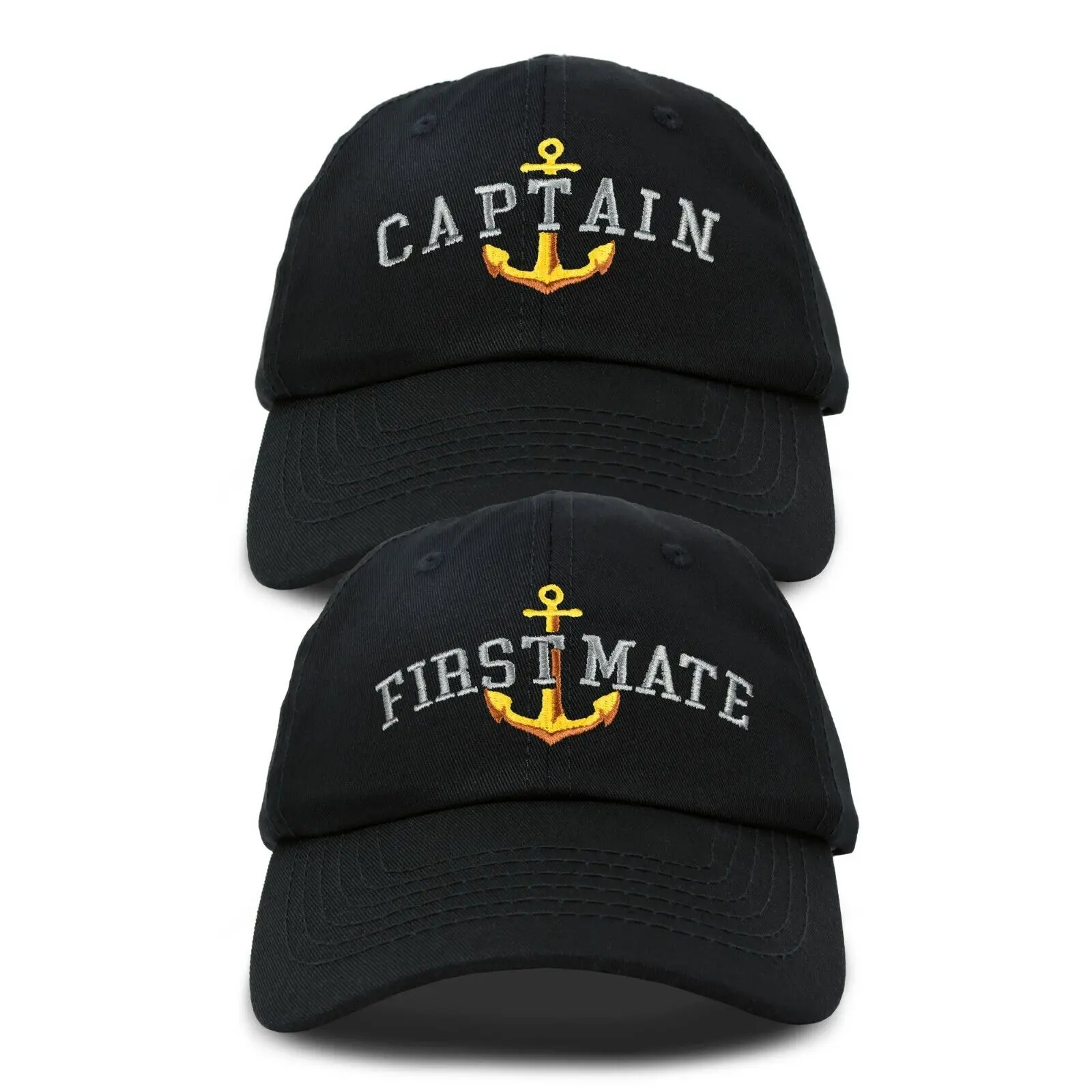 

Matching Captain And First Mate Hat Set Ball Cap