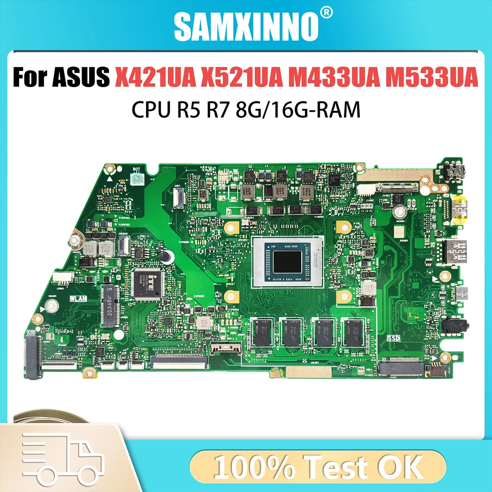 

Материнская плата для ASUS D421UA M421UA M421UAY M533UA D533MA X421UA VivoBook X421 X421UB X421UF X421UQ ​ X420UA X422UA X521UA X411UA