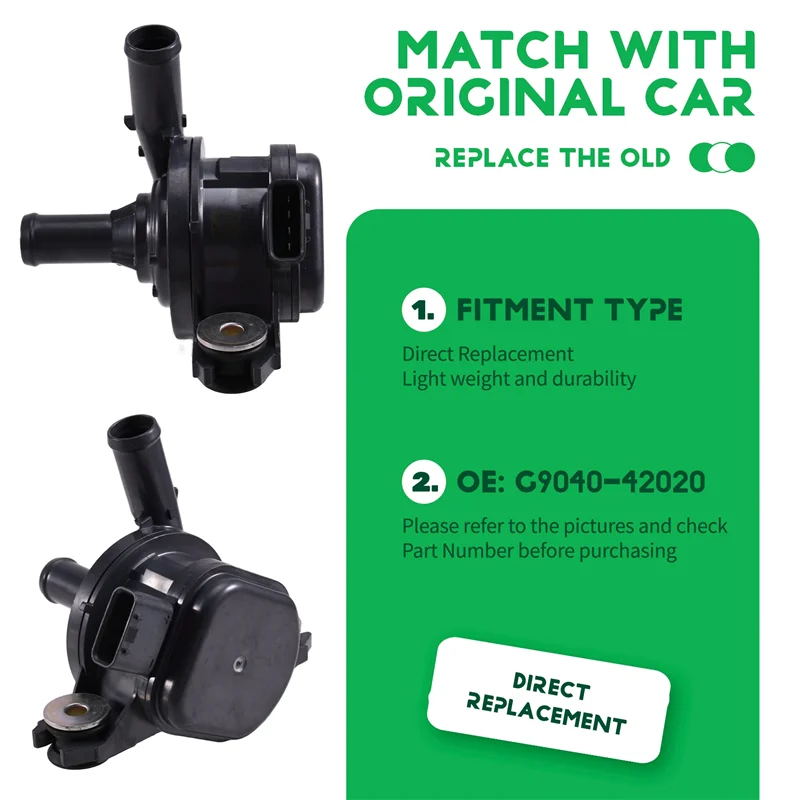 

G9040-42020 Car Inverter Water Pump Assembly For Toyota RAV4 Lexus Nx350h Nx450h+ 2021-2023 G904042020-T61C
