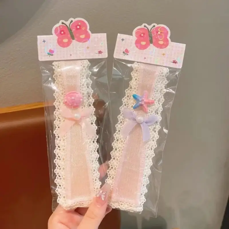 1 Stück Lolita Haarband für Kinder, Blumenmuster, breiter Rand, Sommer, Mädchen, Stirn-Pony, Haarfixierung, Baby-Haarklammer – Detail 2