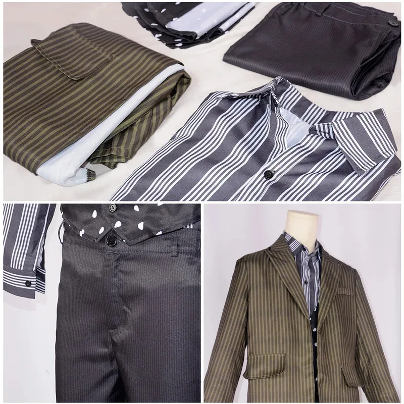 

DY20Movie Sirius Black Cosplay Costume Gray Suits Man Halloween Carnival Sirius Black Customized Clothes25