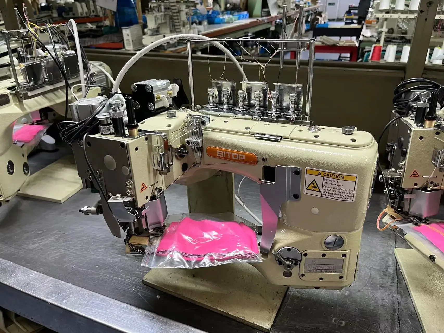 Bitop high quality flatlock sewing machine industrial flat seam sewing machine price