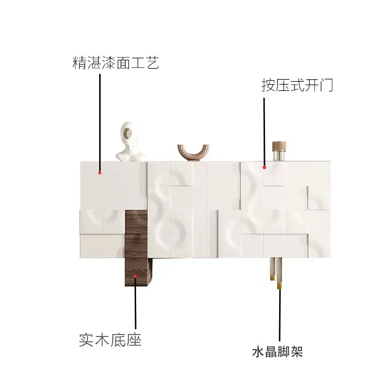 #Light luxury porch cabinet foyer ultra-thin dining side cabinet modern simple entry door partition decorative cabinet large