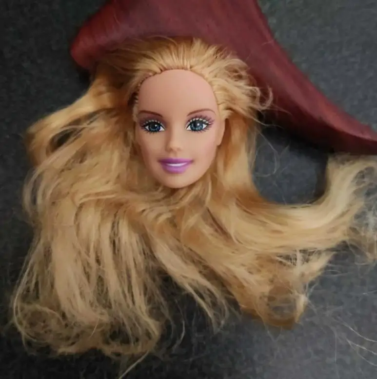 【Have Defects】In Stock 1/6 Scale Not Brand New Different Colors Curly Straight Hair Collection Doll Head