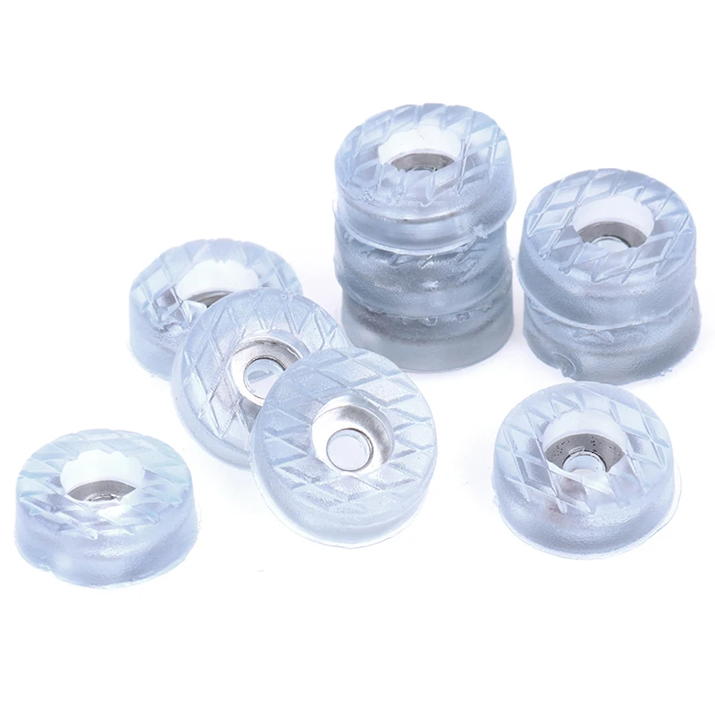 แผ่นรองกันลื่นใสทรงกลมขนาดเล็ก 10 ชิ้น สำหรับขาเก้าอี้ โต๊ะ เฟอร์นิเจอร์ โซฟา เก้าอี้สตูล ป้องกันพื้น