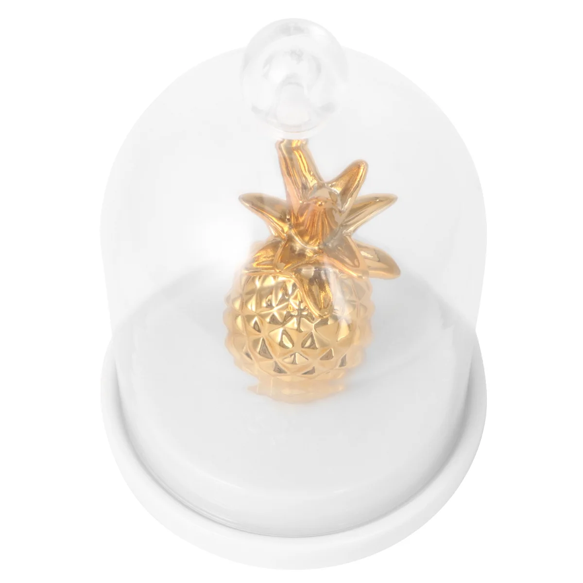

1Pcs Pineapple Jewelry Display Stand Ceramic Holder Organizer for Earrings Rings Bracelets Desktop Jewelry Stand