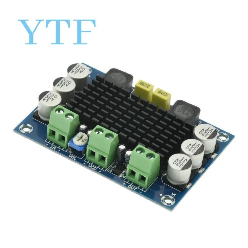 XH-M542 Mono 100W Digital Power Amplifier Board TPA3116D2 Digital Audio Amplifier Board 12-26V