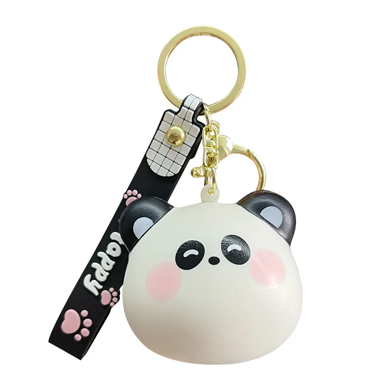 Kawaii Panda Doll Keychain Slow Rising Stress Relief Toy Fidget Antistress Ball Anti Anxiety PU Squishy Toy Car Bag Decoration