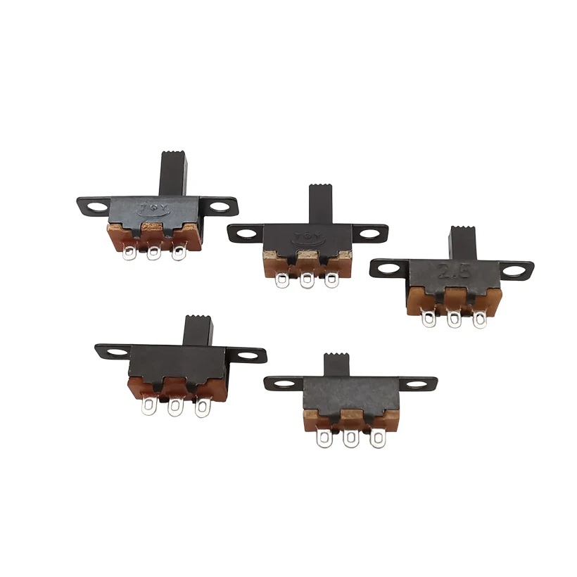 10/20Pcs SS12F15 50V 0.5 A Toggle Switch 3 Pin 1P2T SPDT Slide Switch For DIY Electronic Toy Projects Handle High 3-6mm