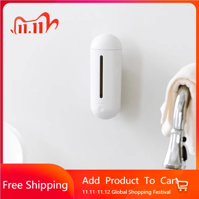 

Эстетические диспенсеры Uniquesoap, кухонные электрические дозаторы для мыла для душа, автоматический дозатор без дрели, аксессуары для душа Sapone