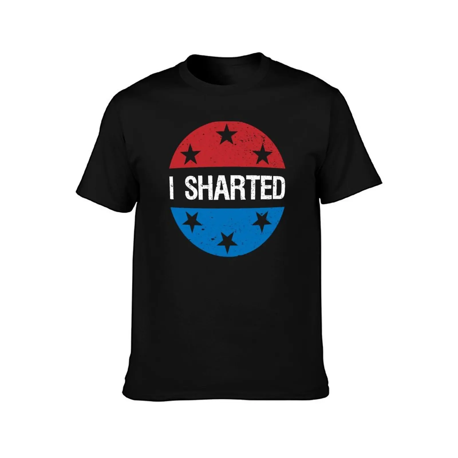 i sharted T-Shirt, Summer Casual Cotton Tee, Oversized Streetwear Tops, Vintage Graphic Print, Loose Fit Short Sleeve
