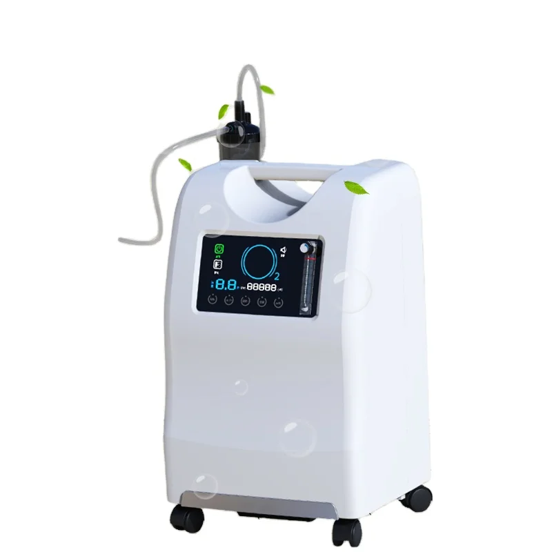 2023 NUEVO 93% + 3% Concentrador De Oxigeno Oliva 10 Litros Concentrador Portátil para el hogar 5l 8l 10l Concentrador médico