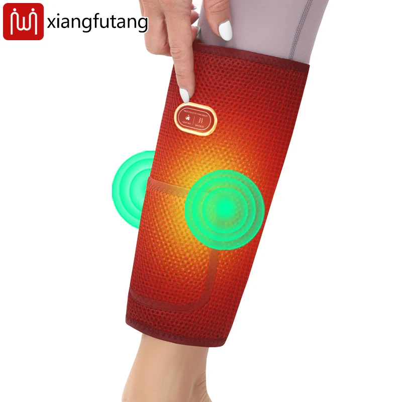 Electric Heating Calf Pad Leg Vibration Massager Winter Warmer 3 Heating Modes Heated Wrap for Arm Calf Muscle Relax