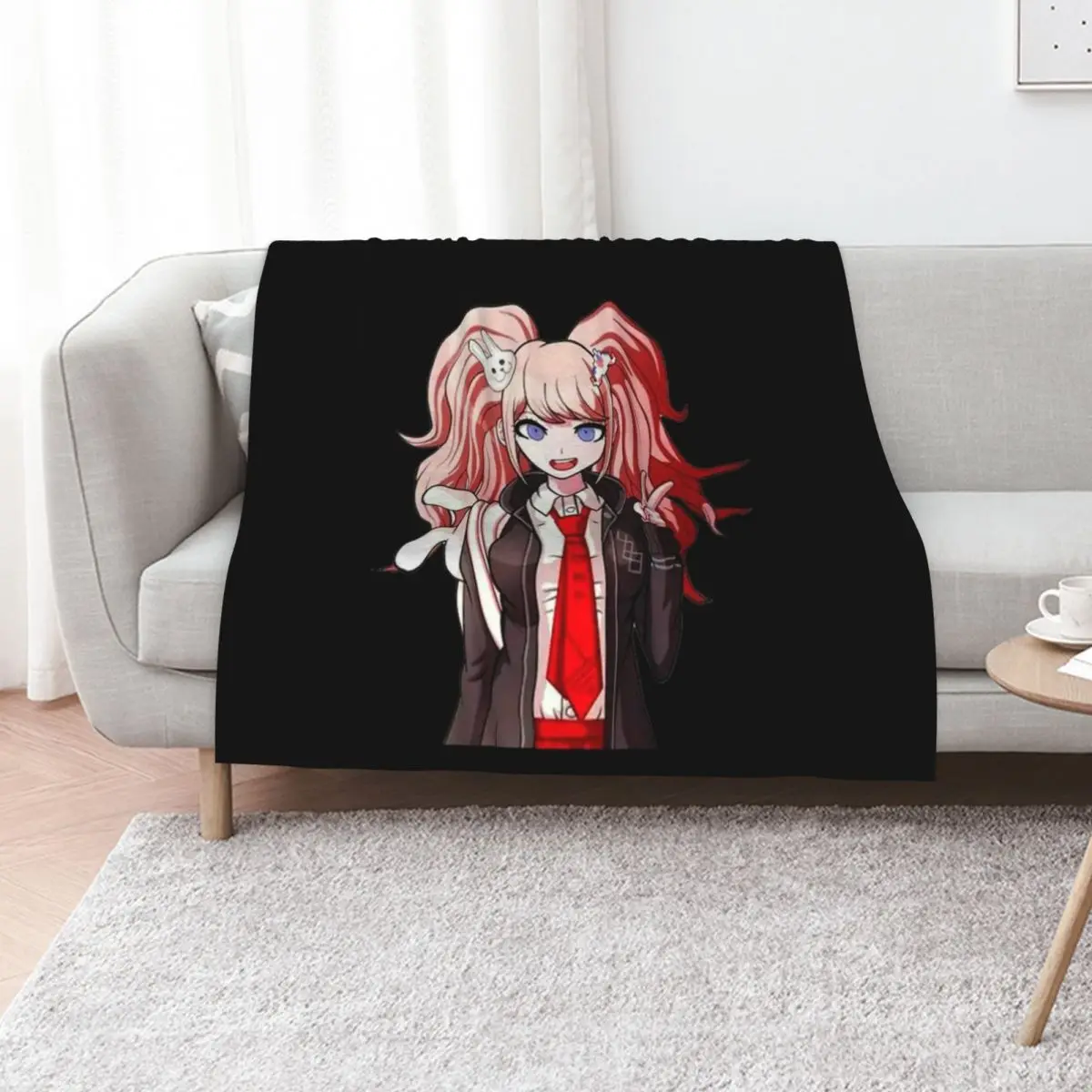 

CUTE JUNKO ENOSHIMA Sticker Throw Blanket blankets ands christmas decoration Luxury wednesday Blankets