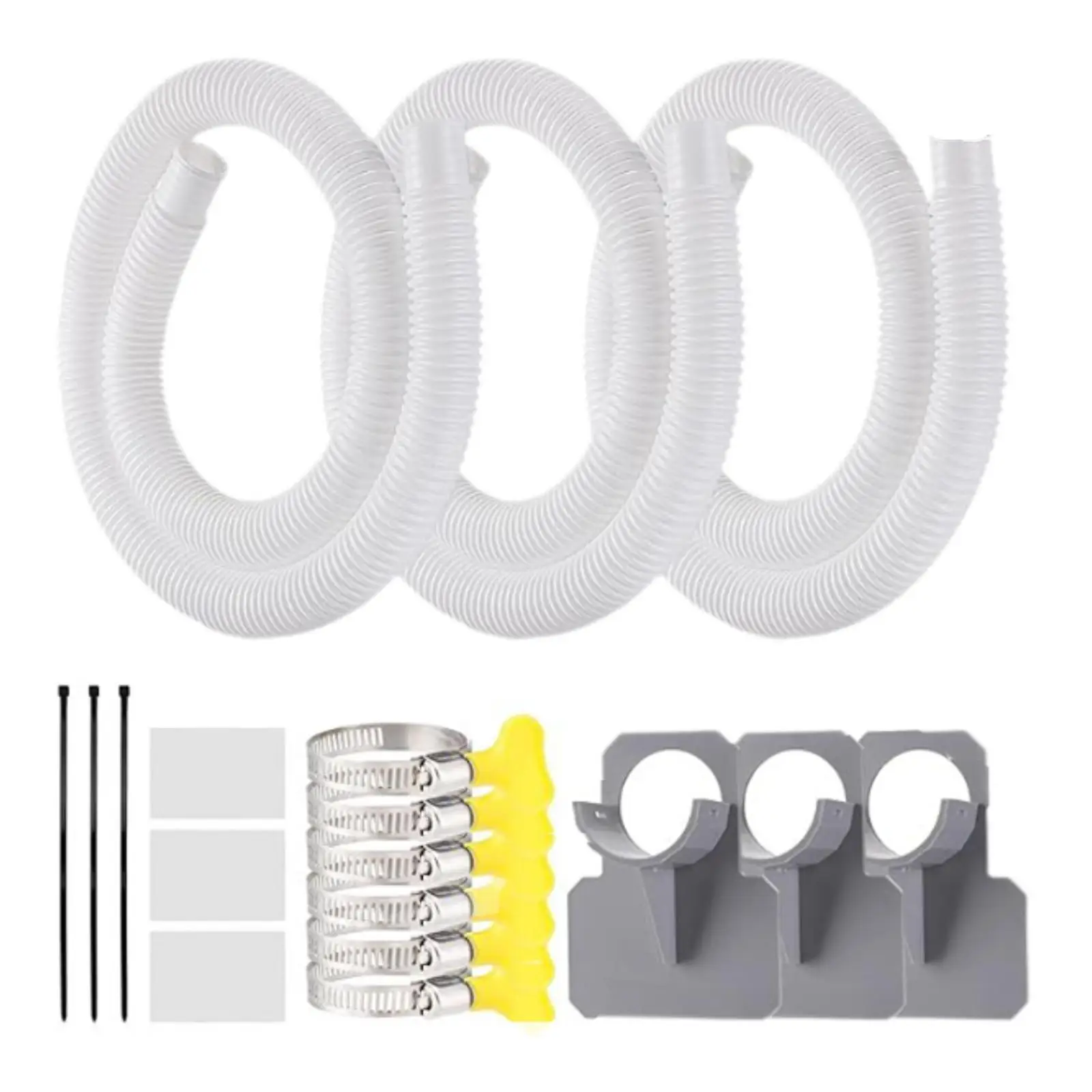 

Pool Pump Hose Kit above Ground Pool Parts 1.25" Diameter Sturdy 59" Length Replace Accessories for Filter Pump 530GPH 330GPH