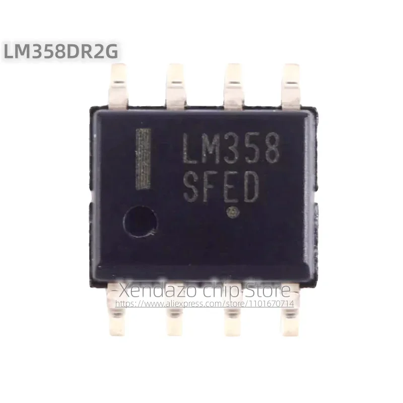 10pcs/lot LM358DR2G LM358 SOP-8 package Original genuine Operational amplifier chip