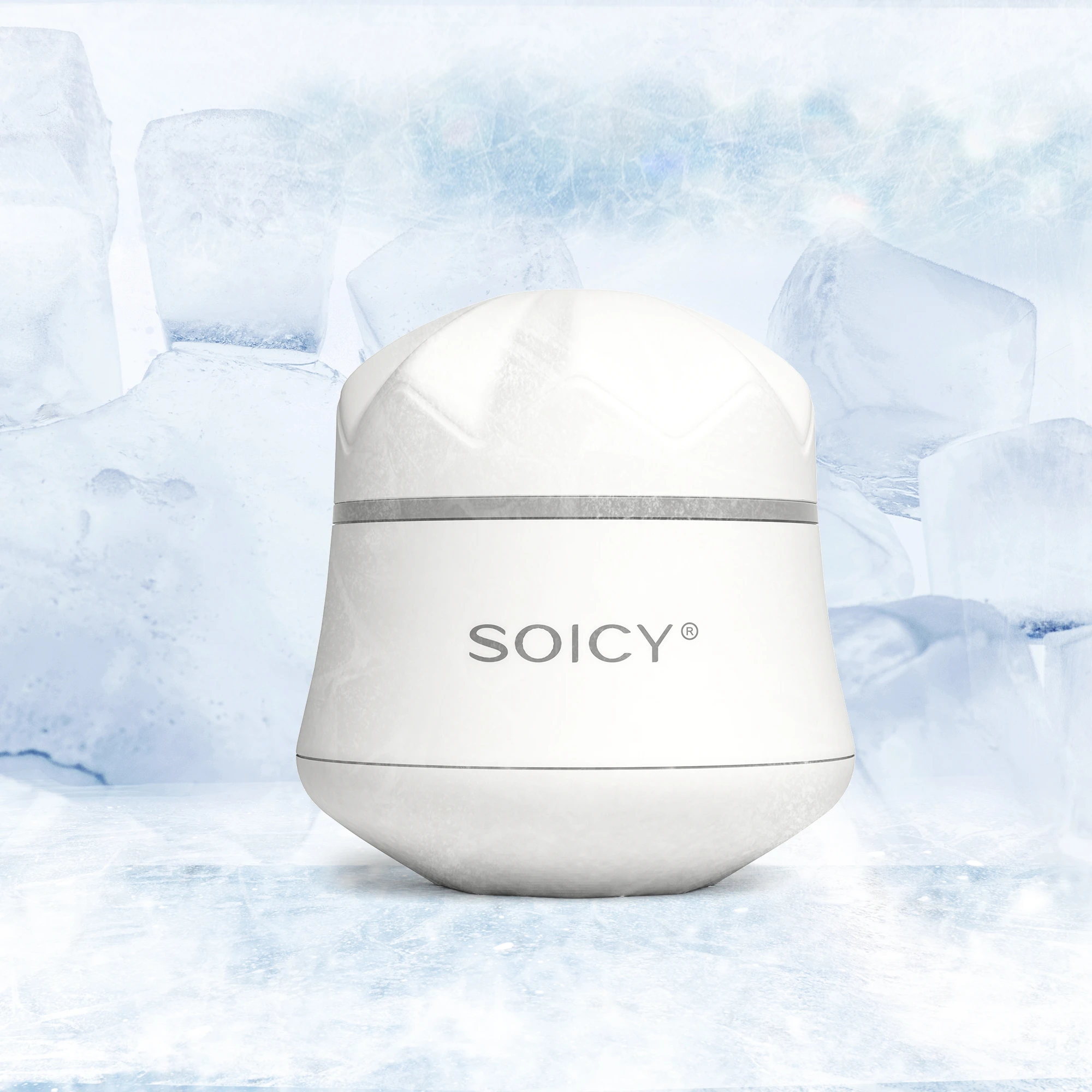 

soicy s50 face ice roller icy compress face massage wheel puffiness shrink pores pain relief sunburn skin care cooling ball