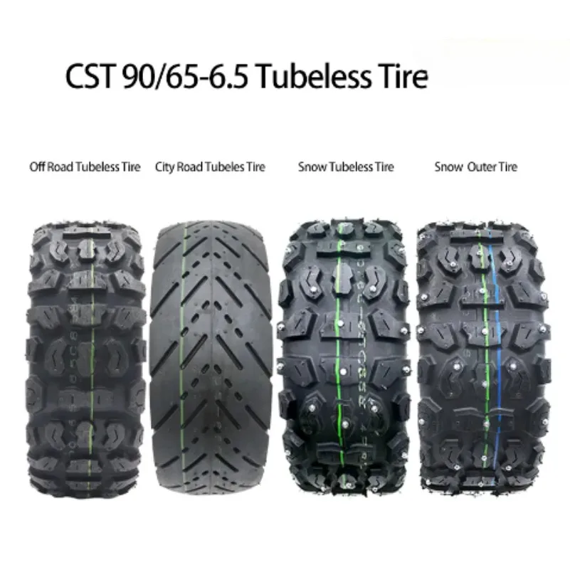 

90/65-6.5 City/Off Road Winter Snow Tires 11 Inch Tubeless Tire for Dualtron Ultra Speedual Plus Zero 11x Electric Scooters