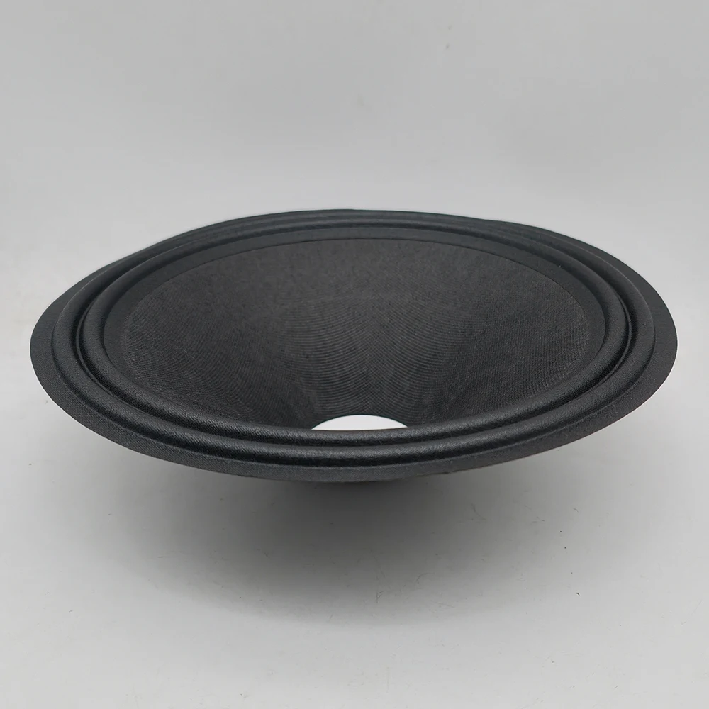 Cono de altavoz de 10 pulgadas (250 mm, 49,5 mm) con base de papel, woofer de tambor de papel con borde de tela de 2 anillos, piezas de reparación