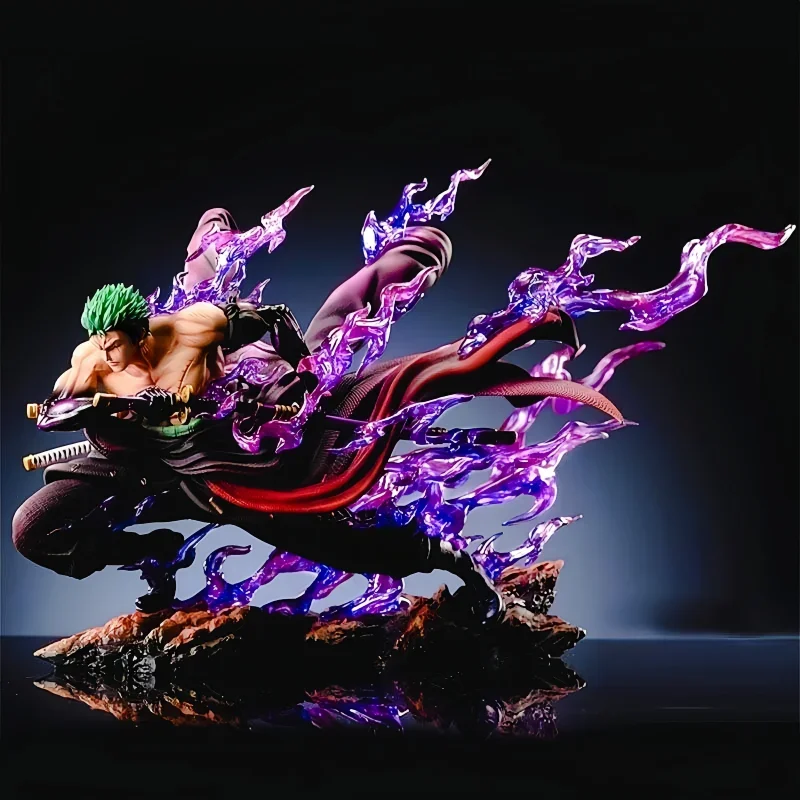 New In Stock 21cm One Piece Anime Figure Roronoa Zoro Figurine Gk Statue Figurine Model Doll Collection Room Decor Desk Toy Gift